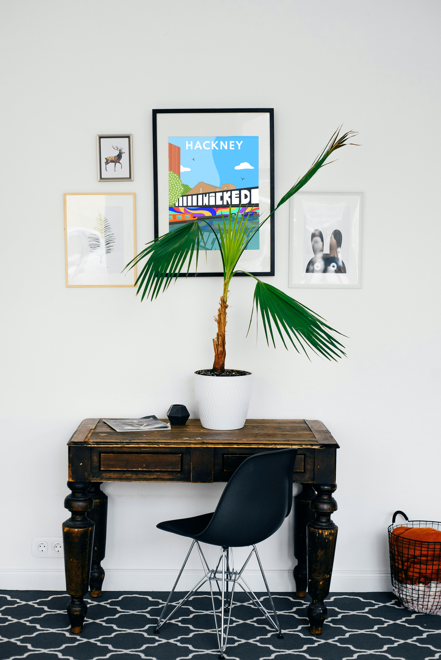 The Cats Back, Wandsworth, Art Print