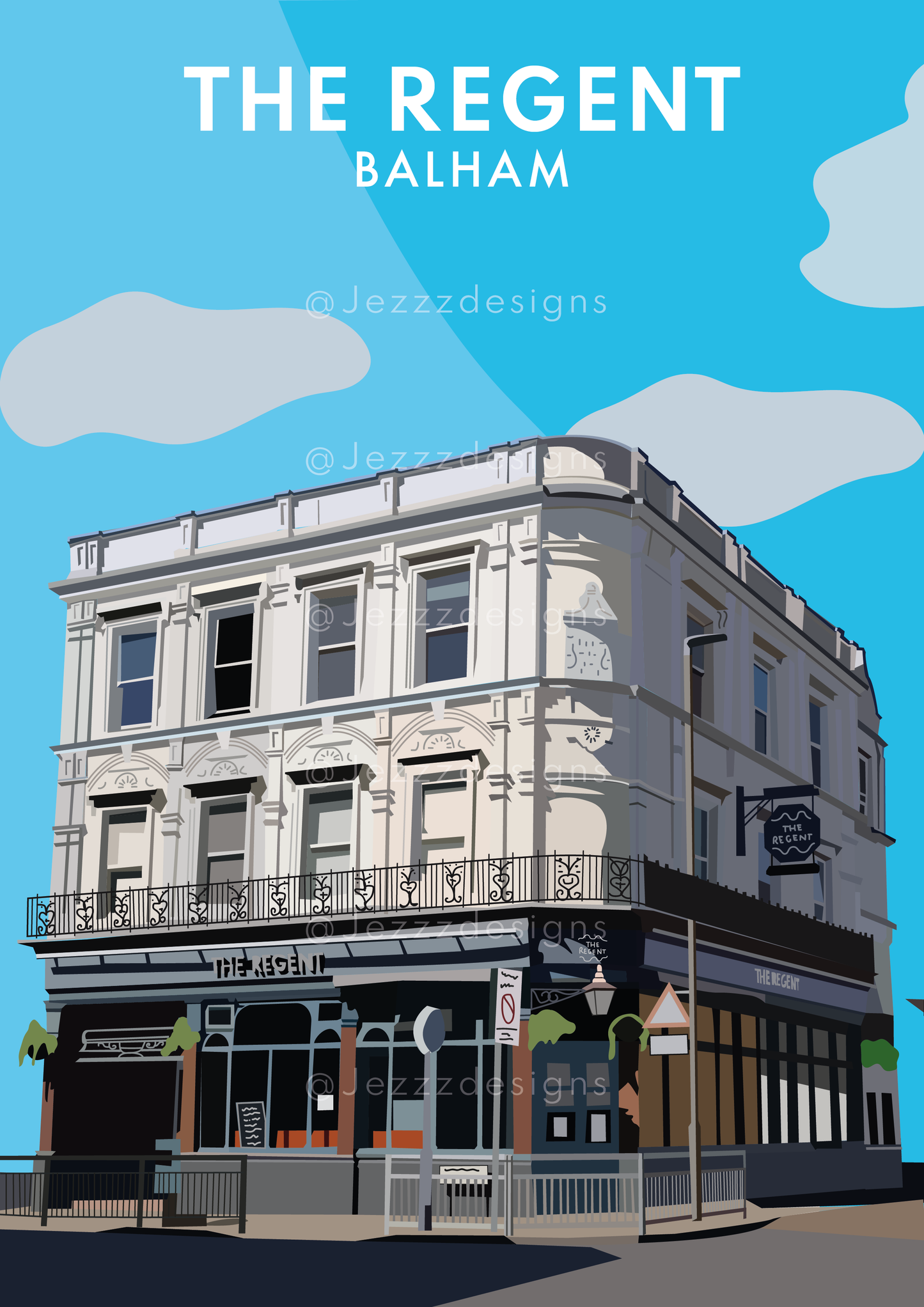 The Regent, Balham - Digital print