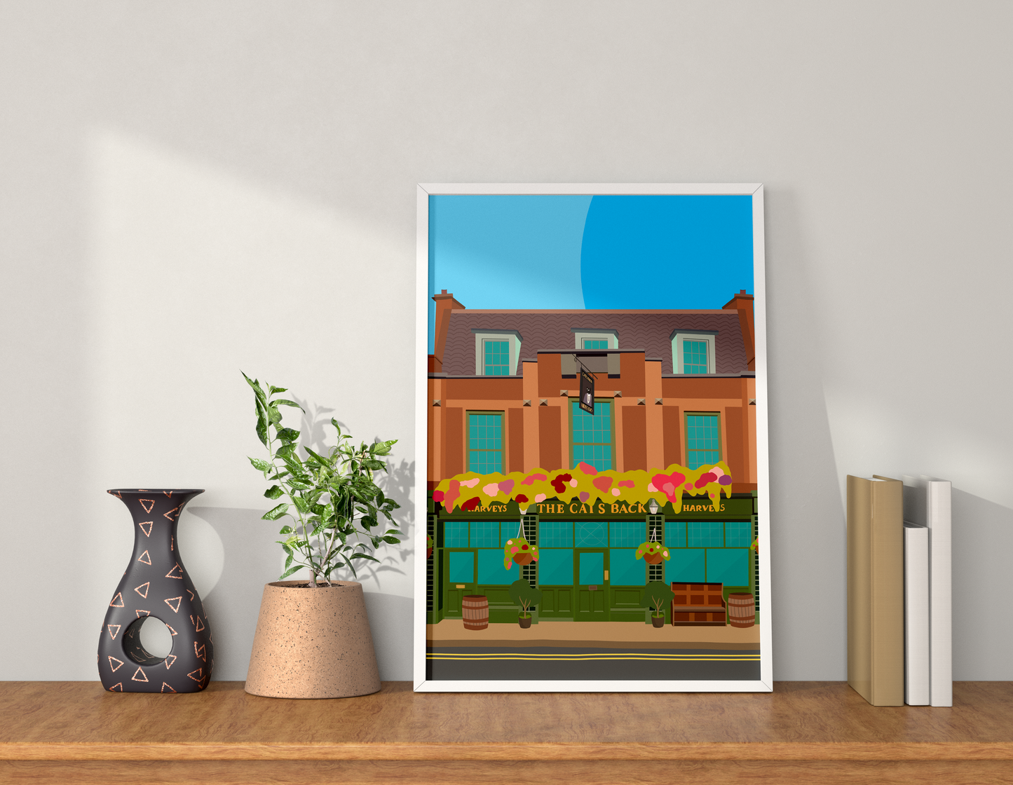 The Cats Back, Wandsworth, Art Print