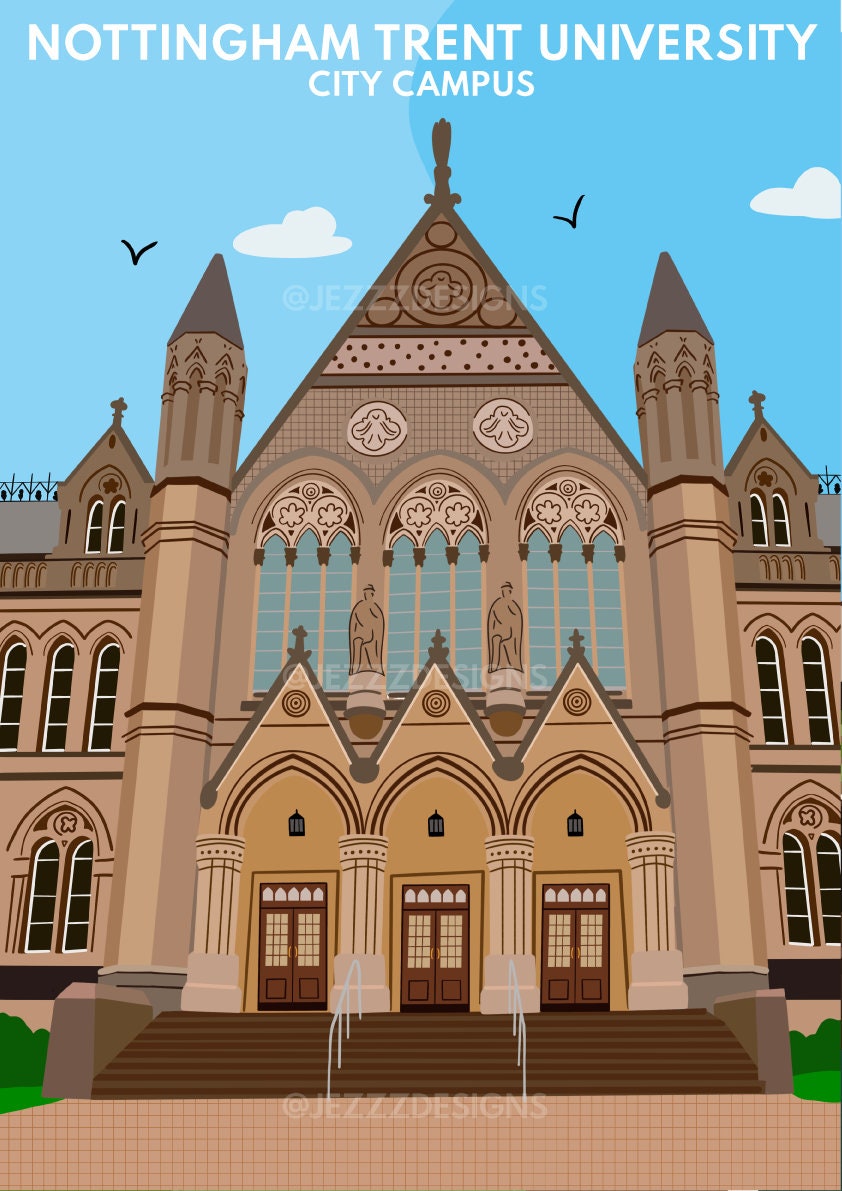 Nottingham Trent University, City Campus - Art Print