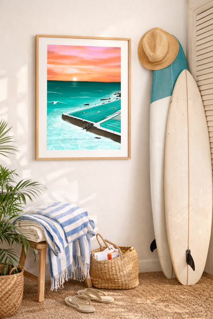 Bondi Icebergs, Sydney - Art Print
