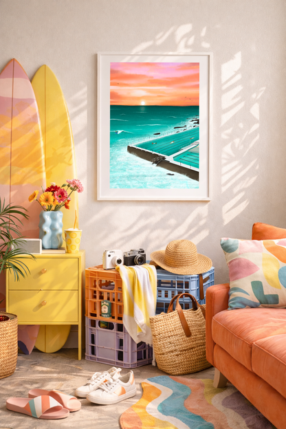 Bondi Icebergs, Sydney - Art Print