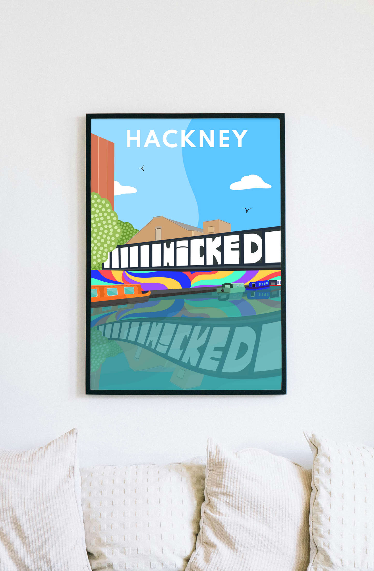 Hackney, Art Print