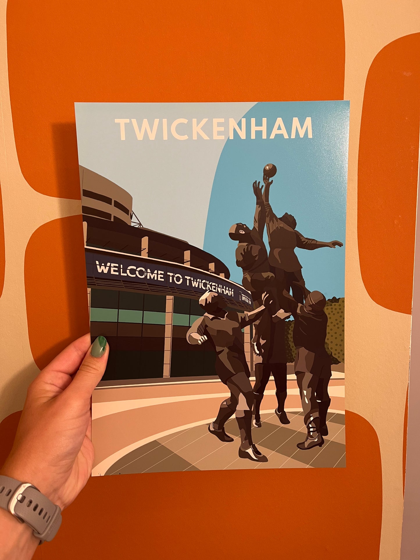 Twickenham Stadium A4, Misprint