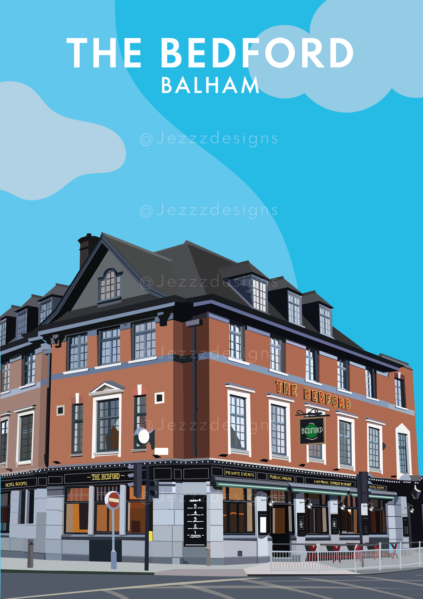 The Bedford, Balham - Digital Print