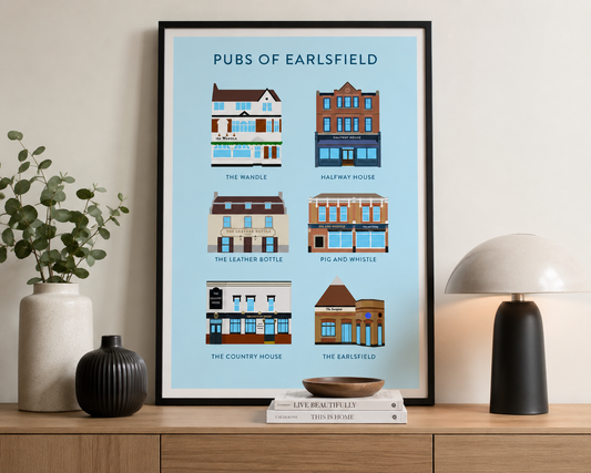 Pubs of Earlsfield - Art Print