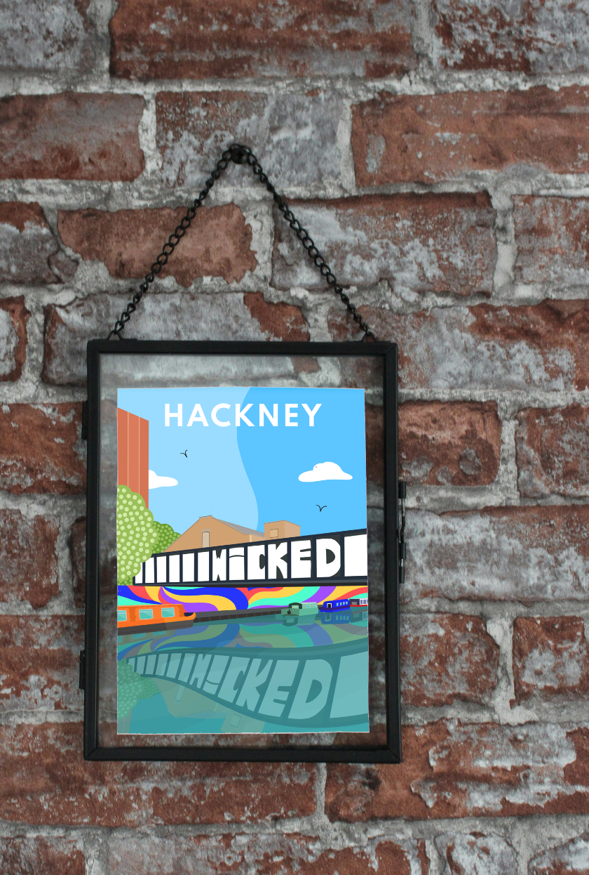 Hackney, Art Print