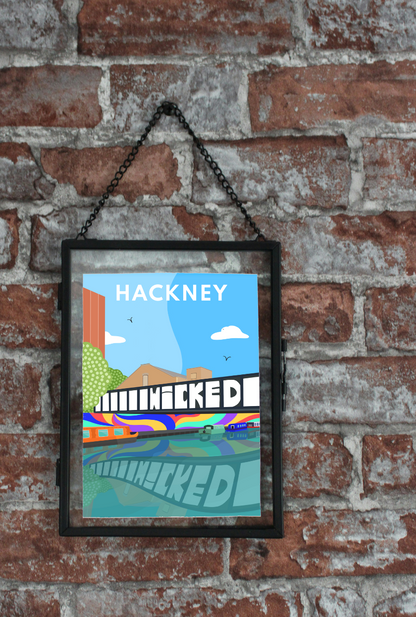 Hackney, Art Print