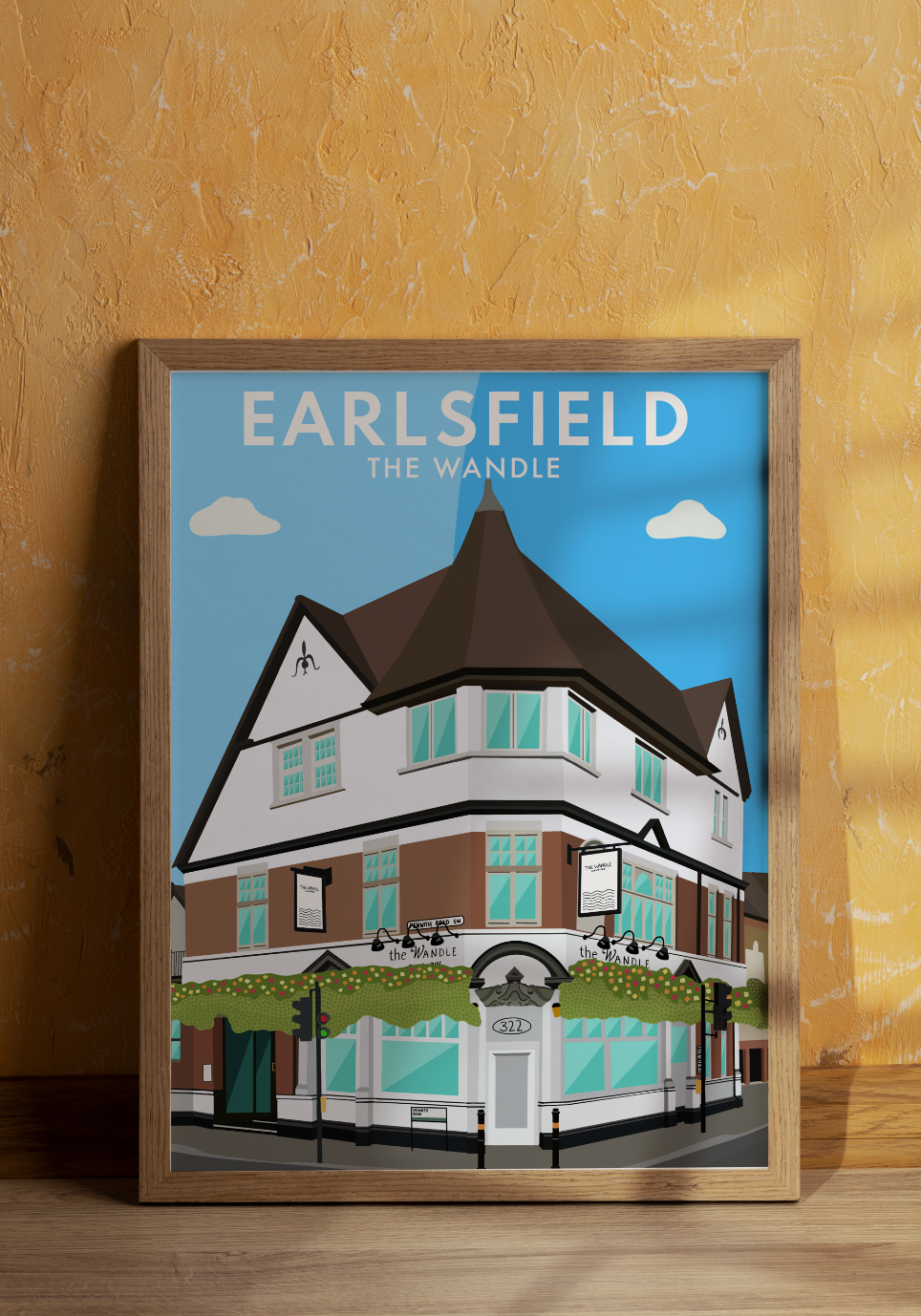 The Wandle - Earlsfield, Art Print