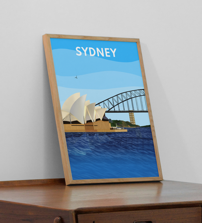 Sydney Opera House & Harbour Bridge - Art Print