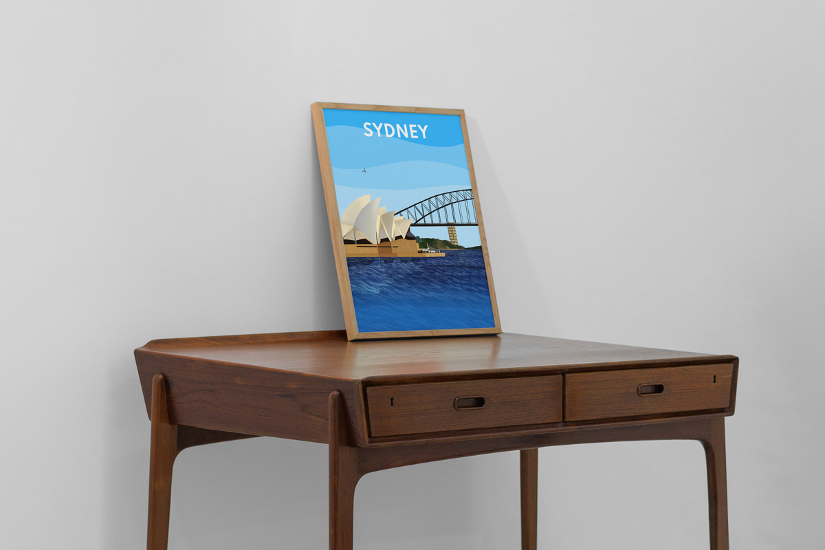 Sydney Opera House & Harbour Bridge - Art Print