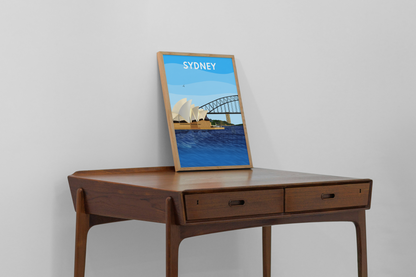 Sydney Opera House & Harbour Bridge - Art Print