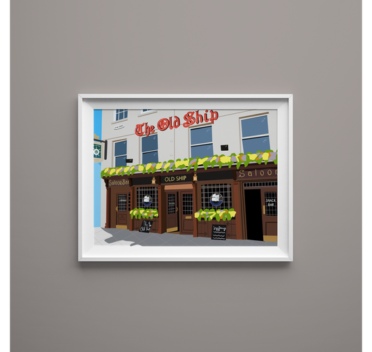 The Old Ship, Richmond - Art Print