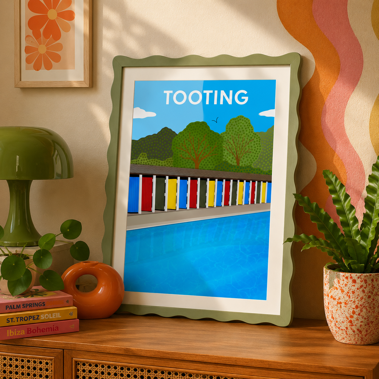 Tooting Bec Lido - Art Print