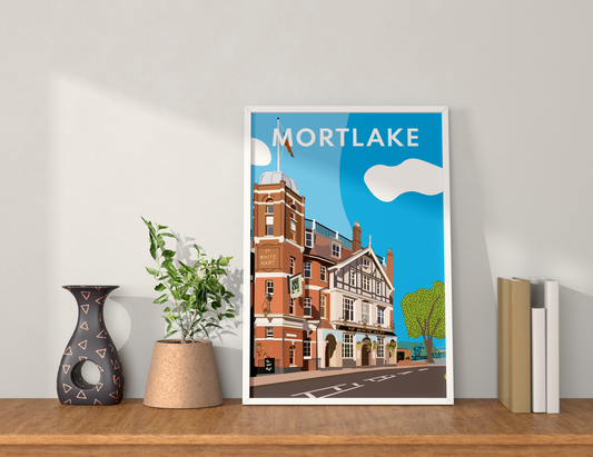 The White Hart - Mortlake Print