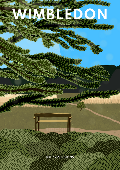 Wimbledon Common, Park Bench