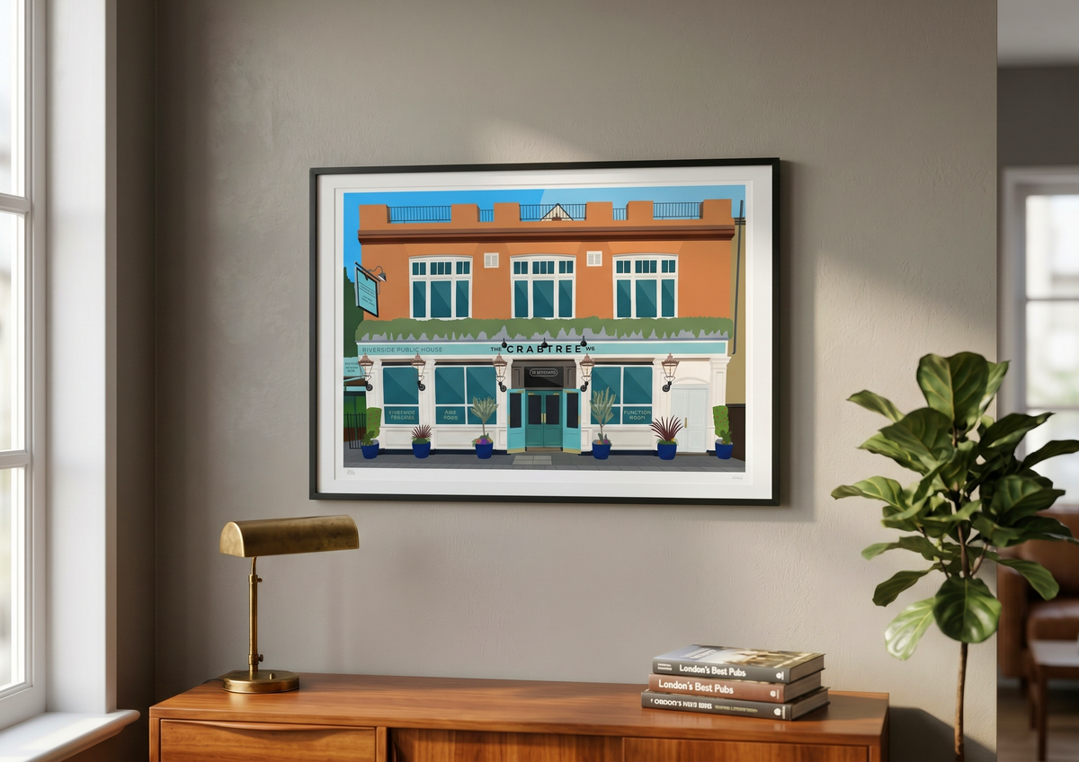 The Crabtree, Fulham, London - Art Print