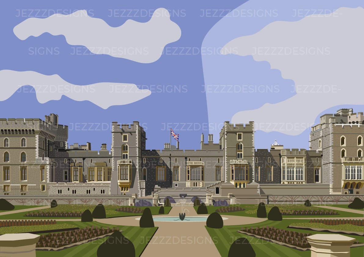 Windsor Castle Digital Print