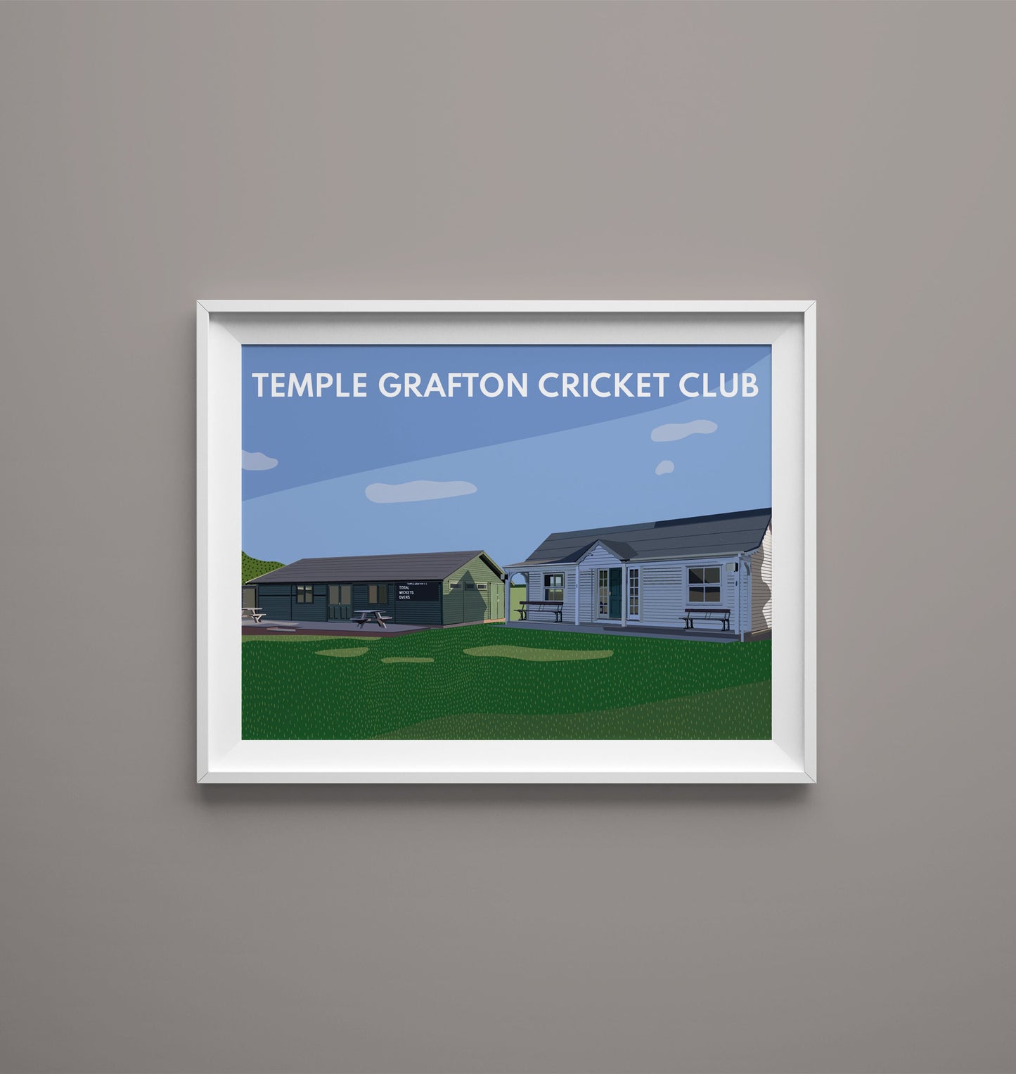 Temple Grafton Cricket Club - Digital Print