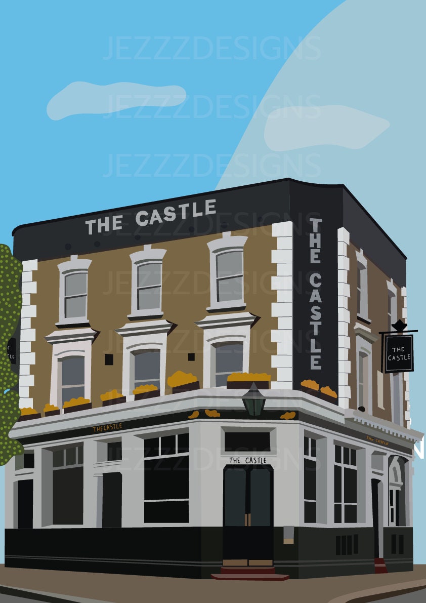 The Castle, East Dulwich - Digital Print