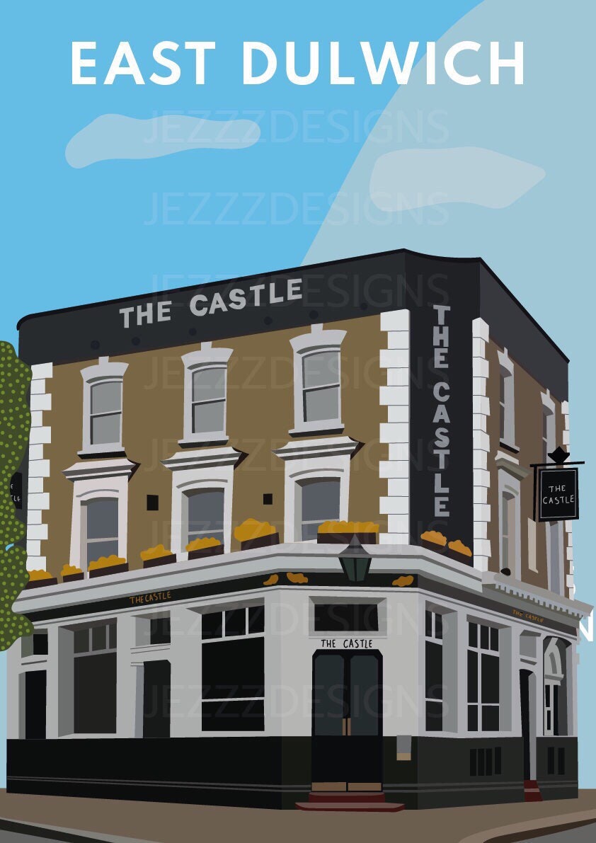 The Castle, East Dulwich - Digital Print