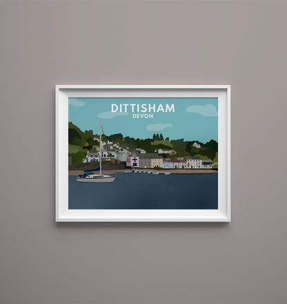 Dittisham Devon - Digital Print