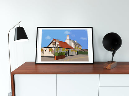 The Queens Head, Weybridge - Digital Print