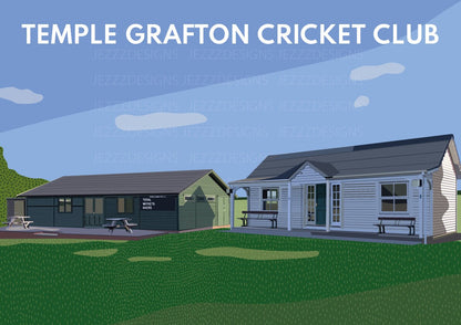 Temple Grafton Cricket Club - Digital Print