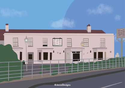 The Minnow, Weybridge - Digital Print