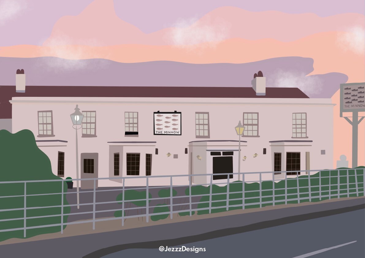 The Minnow, Weybridge - Digital Print