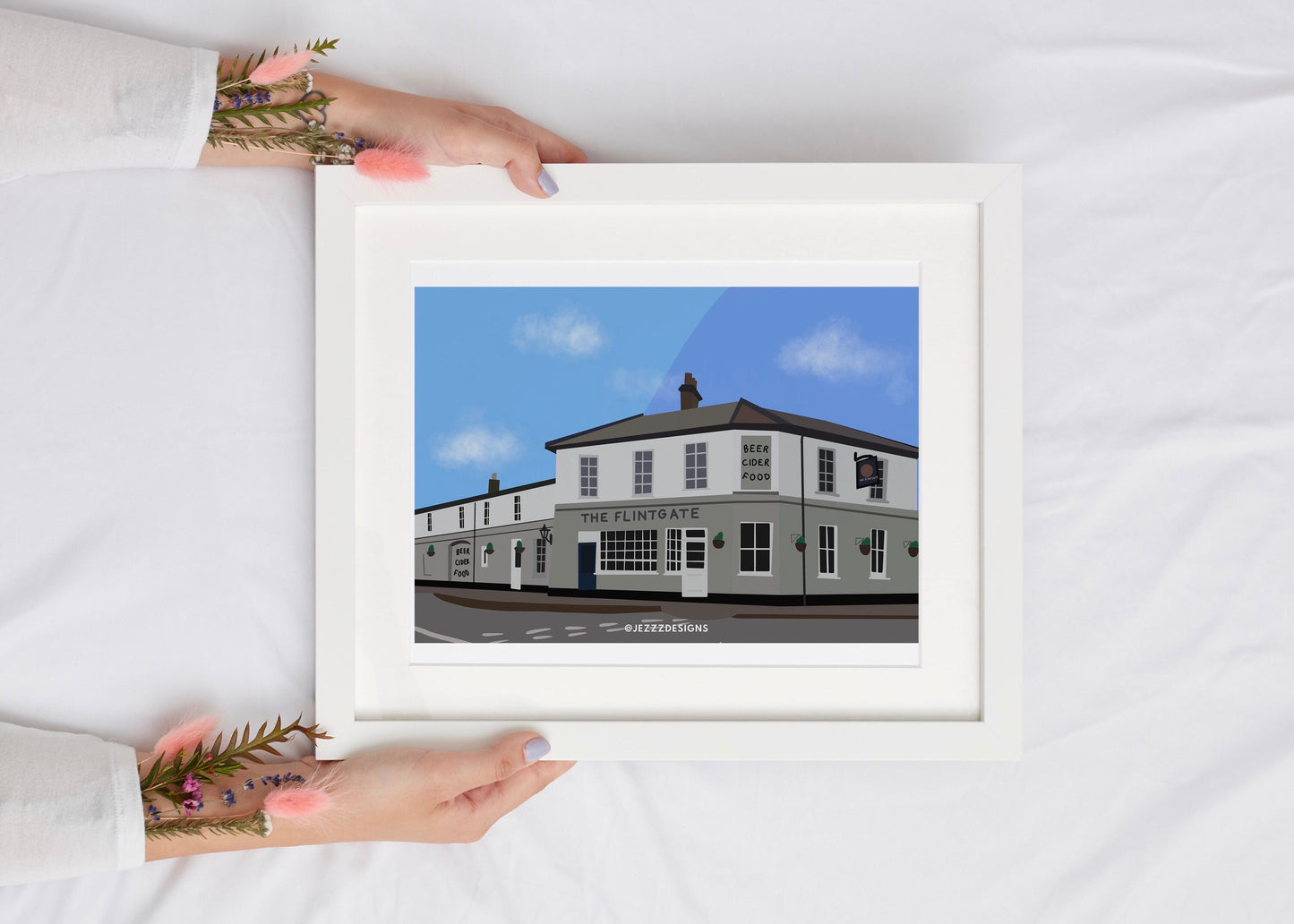 The Flintgate, Weybridge - Digital Print