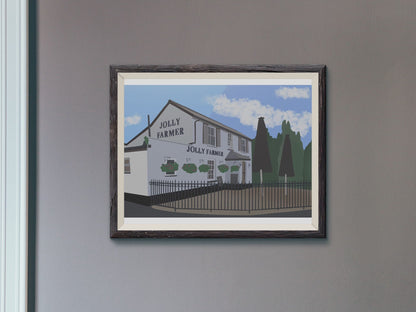 The Jolly Farmer, Weybridge - Digital Print