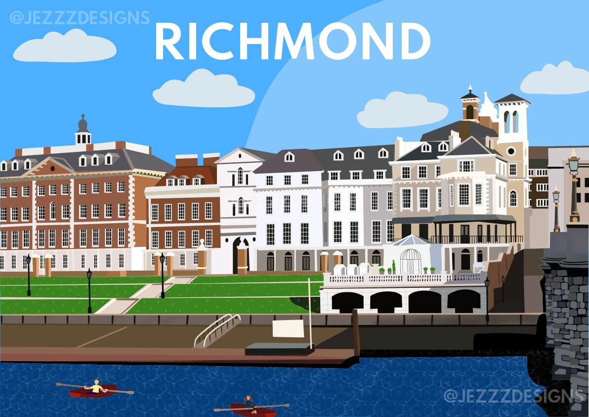 Richmond Riverside, London - Digital Print