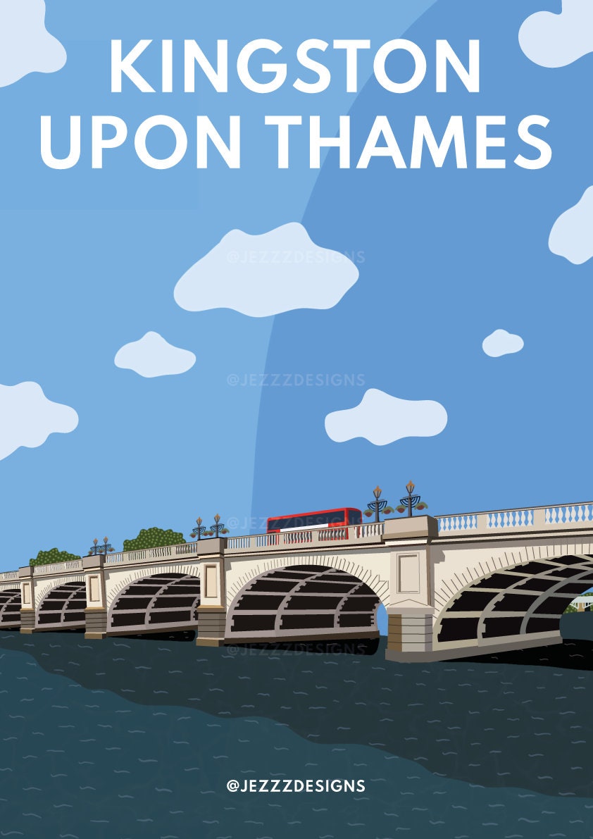 Kingston Upon Thames - Digital Print