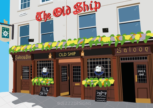 The Old Ship, Richmond - Art Print