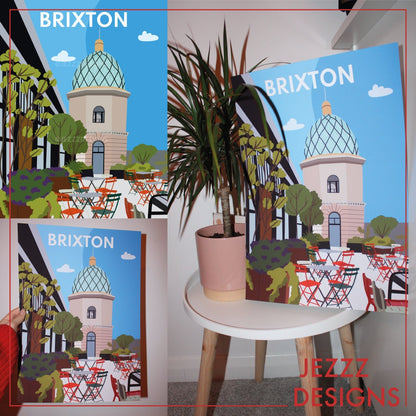 Up Brixton - Digital Art Print