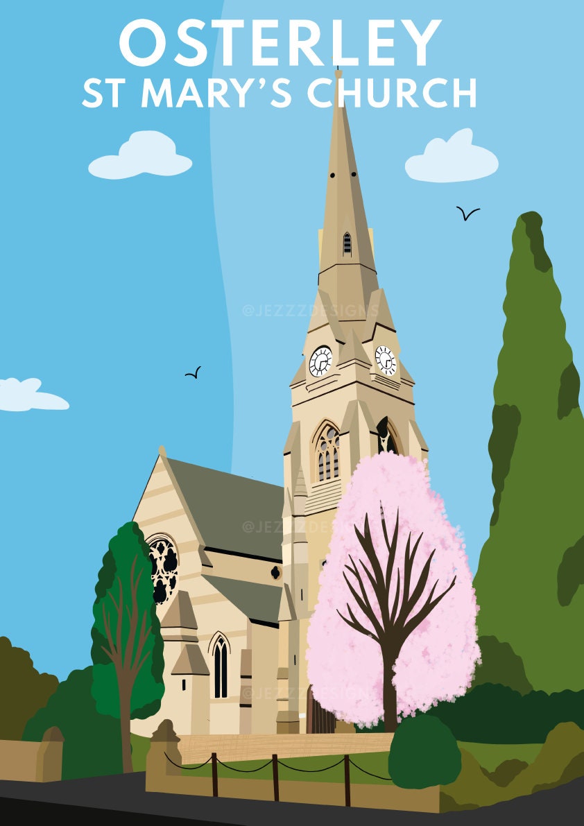 St Mary’s Church, Osterley - Digital Art Print