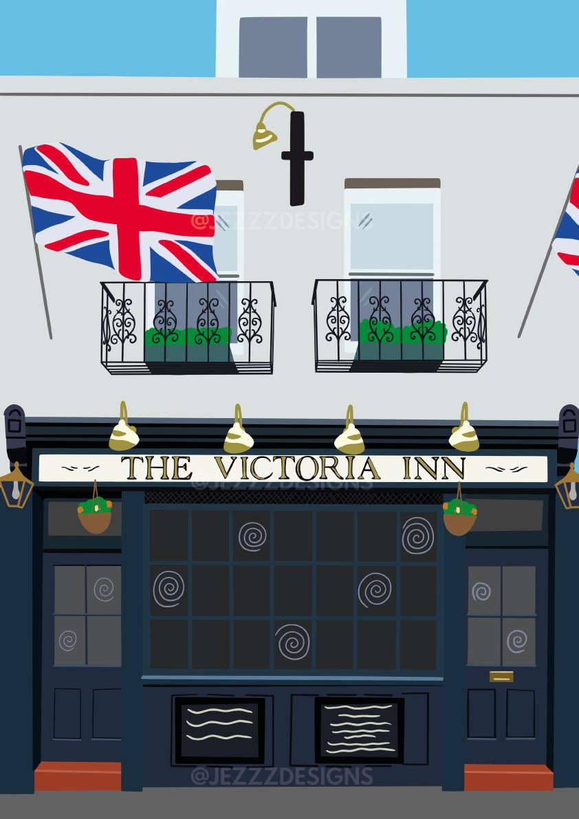 The Victoria Inn, Richmond - Art Print