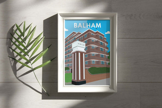 Du Cane Court, Balham - Digital Art Print