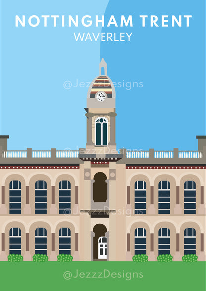 Nottingham Trent University, Waverley, City Campus - Art Print