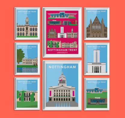 Nottingham Trent University, Clifton - Art Print