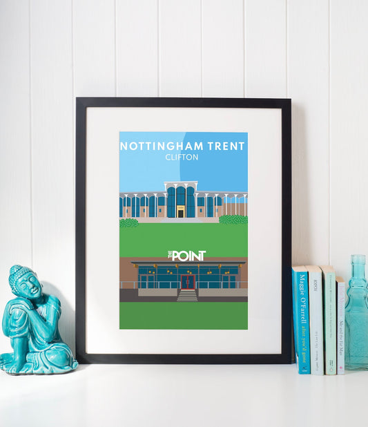 Nottingham Trent University, Clifton - Art Print