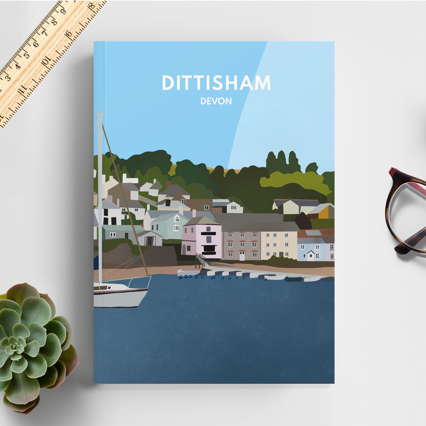 Dittisham Devon Notebook