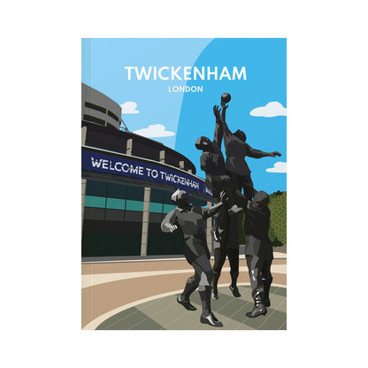 Twickenham Stadium London Notebook